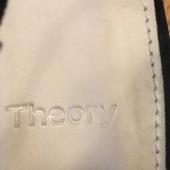 Woman’s Theory black suede sling back block heel pumps. Size 38.5. Barely worn! - Picture 5 of 8